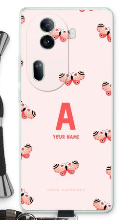 Rosy Butterflies Monogram