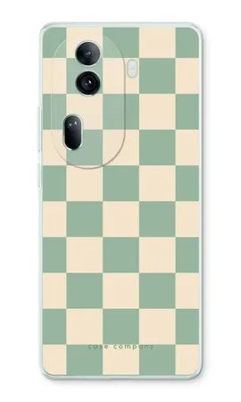Checkered Mint, Oppo Reno 11 Pro weiche Hülle