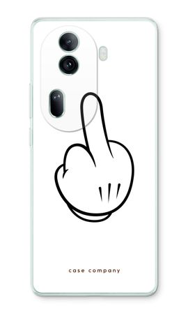 Middle finger white