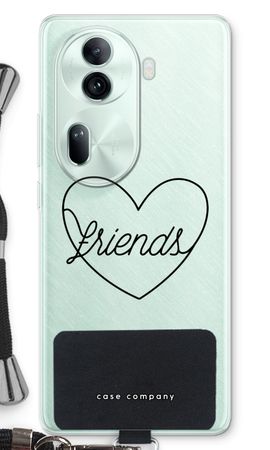 Friends heart black