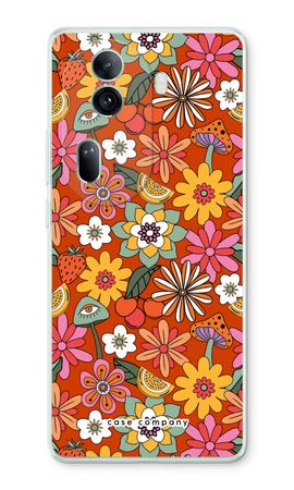 Retro Flowers - Red