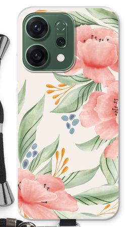 Zachtroze bloemen