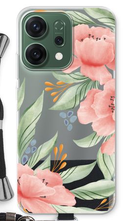 Zachtroze bloemen