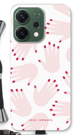 Hands pink