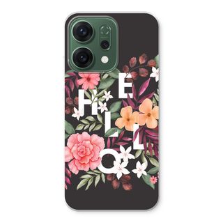Hello in flowers
