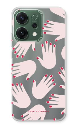 Hands pink