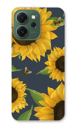 Sunflower and bees