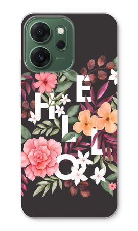 Hello in flowers