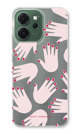 Hands pink