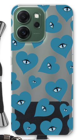 Blue heart eyes