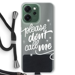 Don't call