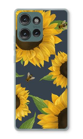 Sunflower and bees
