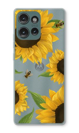 Sunflower and bees