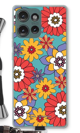 Retro Flowers - Blue