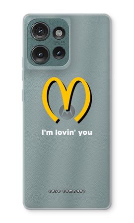 I'm lovin' you