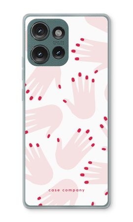 Hands pink