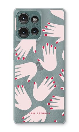 Hands pink