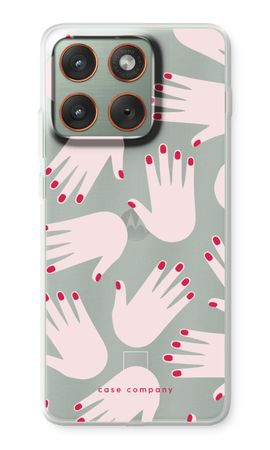 Hands pink