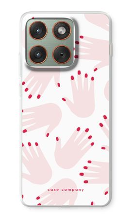 Hands pink