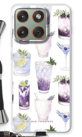 Violet cocktails