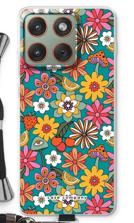 Retro Flowers N°2 - Blue