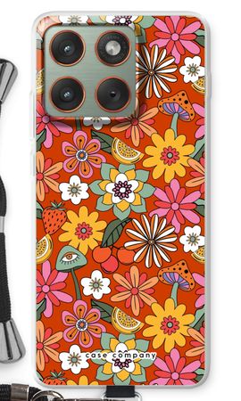 Retro Flowers - Red