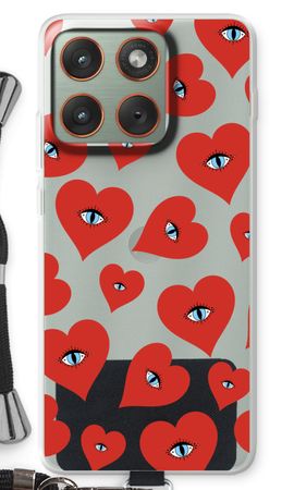 Red heart eyes