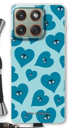 Blue heart eyes