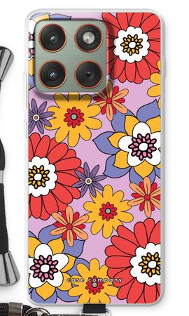 Retro Flowers - Purple