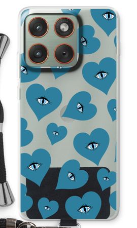 Blue heart eyes