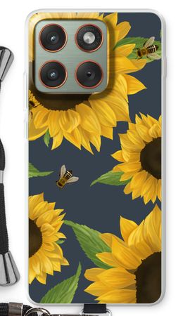 Sunflower and bees