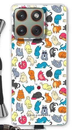 Colourful cats