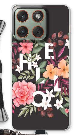 Hello in flowers