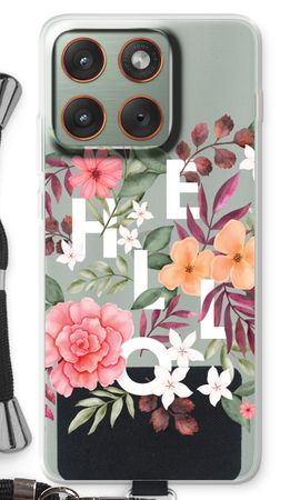 Hello in flowers