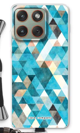 Coloured triangles blue