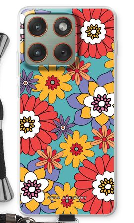 Retro Flowers - Blue