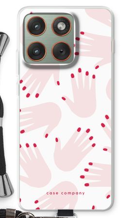 Hands pink