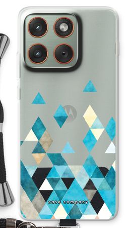 Coloured triangles blue