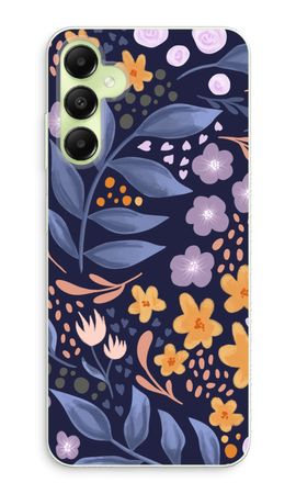 Flowers with blue leaves