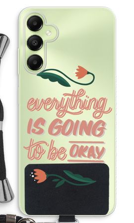 Optimistic flower girl