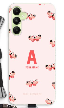 Rosy Butterflies Monogram