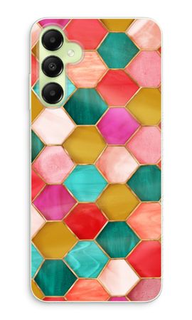 Hexagons in stained glass