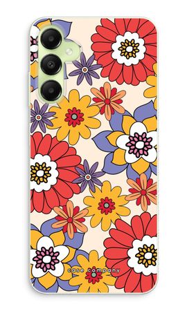 Retro Flowers - Yellow