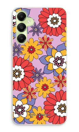 Retro Flowers - Purple