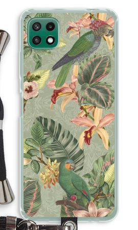 Tropical jungle parrot