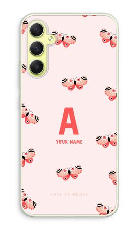 Rosy Butterflies Monogram