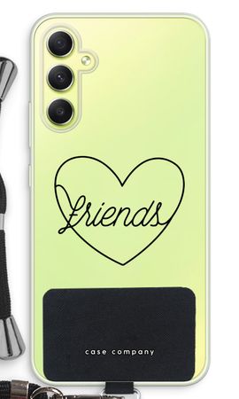 Friends heart black