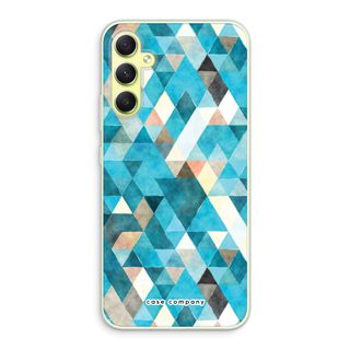 Coloured triangles blue
