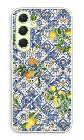 Blauwe tegels, citroenen en appelsienen - klein