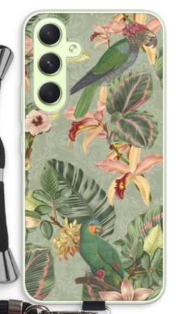 Tropical jungle parrot